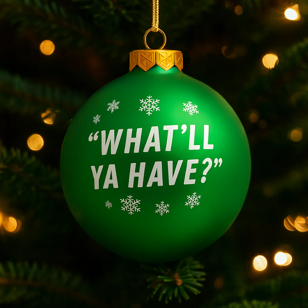 Green Christmas Ball Ornament - Image 3